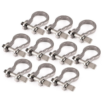 

5Pcs 10Pcs Fishing U-Shackle Clasp Anti-corrosion Stainless Steel Game Fish Trolling Fishing Sea Fishing U-Shackle Fishing Acces