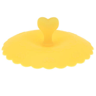 

Silicone Heart Shape Anti-Dust Cup Cover Tea Coffee Sealing Lid Cap