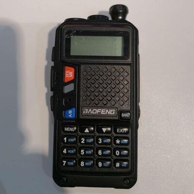 

FF-12P Two-Way Radios Rechargeable Professional FM Walkie Talkie With Display Charger Base – Black