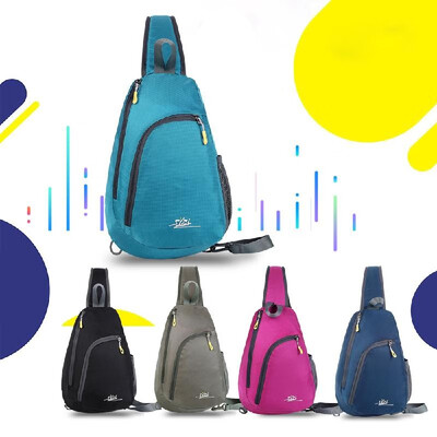 

Outdoor Sling Bag Nylon Crossbody Backpack Men Women Causal Chest Triangle Bag Cycling Chest Pack