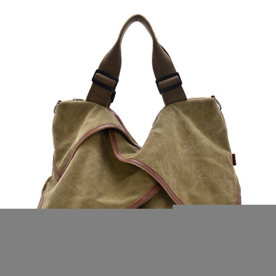 

Women canvas fashion Splicing Shoulder Messenger handbag