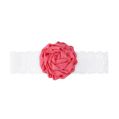 

Baby Girls Rose Flower Lace Headbands Newborn Infant Party Elastic Hairband