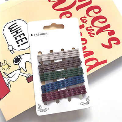 

20pcs 55cm Hair Clip for Hair Clips Wave Flat Curved Hairpin Styling Metal Barrette Candy Color Bobby Pins for Women Girls