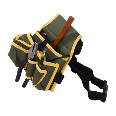 

Greensen Utility Multiple Pocket Canvas Pouch Bag w Belt Hardware Mechanics Electrician Tool Pack