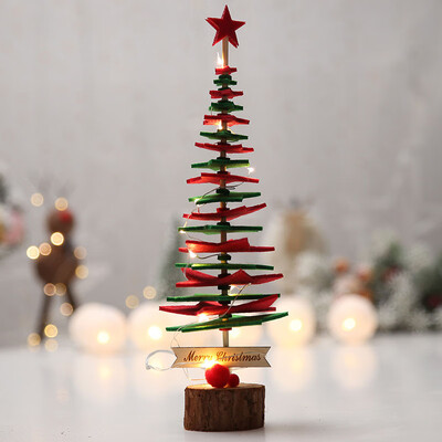 

Mini Christmas Tree Ornaments Decor Tabletop Desk Xmas Party Decoration 1033cm