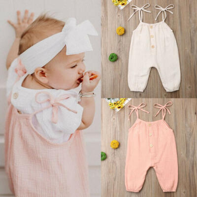 

Toddler Infant Baby Girl Summer Romper Jumpsuit Bodysuit Outfit Clothes Sunsuit