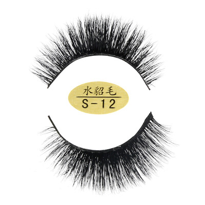 

〖Follure〗Natural 3D Eyelashes 100 faux Mink Hand-made False Lashes Soft 1 Pair