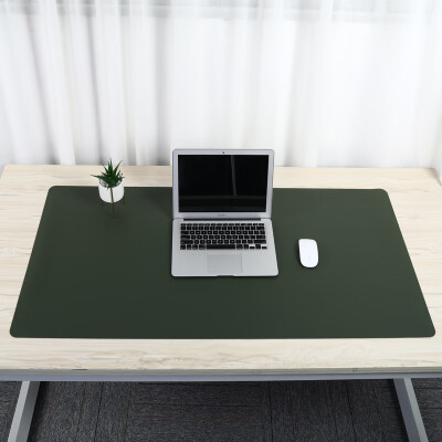 

BUBM mouse pad oversized office desk pad laptop pad keyboard pad desk desk desktop pad eating chicken Jedi survival mat simple custom  dark green gray