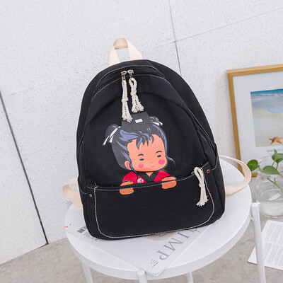 

The Japanese version of the ancient girl campus bag female Korean version of shoulder bag simple high school students junior high
