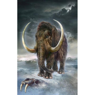 

5D DIY Full Drill Diamond Painting Mammoth Cross Stitch Embroidery Mosaic