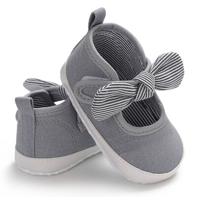 

Baby Infant Kids Girl Bowknot Soft Sole Crib Toddler Newborn Shoes