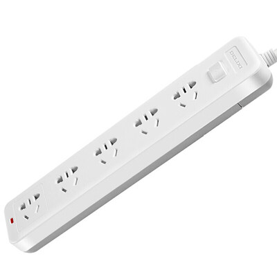 

Delixi DELIXI CD98J-LK5X5 new national standard socket plug power strip wiring board tow board board five five-hole total control length 5 meters