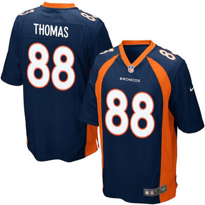 

Mens Football Jersey Denver Broncos Demaryius Thomas Navy Blue Game Jersey