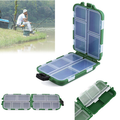 

Saidsome Fishing Lure Bait Tackle Waterproof Storage Box Case With10 Compartments fishing bait fishing lure