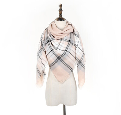 

Cross-border special offer scarf shawl Europe&America plaid scarf imitation cashmere ladies striped scarf autumn&winter scarf hot sale