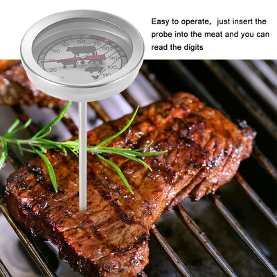 

Greensen Stainless Steel BBQ Meat Milk Kitchen Thermometer Grill Cooking Food Probe Cooking ThermometerBBQ Thermometer
