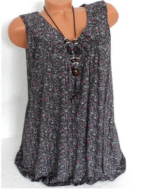 

Fashion Women Sleeveless Loose T Shirts Ladies Summer Casual Blouse Tops Shirt