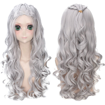 

〖Follure〗Sexy Long Wavy Curly Cosplay Synthetic Wig Wave Fashion Costume Wig For Game
