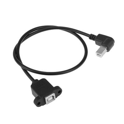 

Elbow Connector USB-BF to USB-BM Charging Data Cable for Printer Scanner