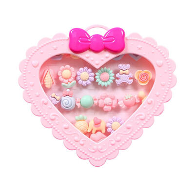 

20pcs Kids Cartoon Resin Rings Girls Adjustable Jewelry with Love Gift Box
