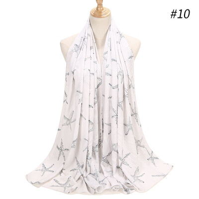 

New Muslim printed seersucker womens headscarf wholesale hot back to the national hood headscarf accessories