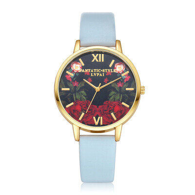 

New Butterfly Women Watches 2018 Brand Luxury Rose Gold Round Fashion Popular Wristwatch Female Quartz Watch Women Watch 233