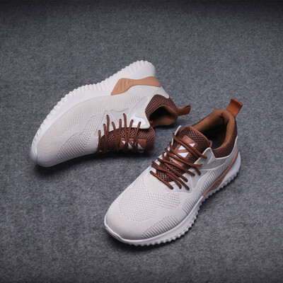 

2019 new mens shoes summer breathable canvas shoes sports shoes trend boys casual shoes flying woven running shoes