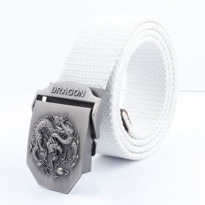 

Chinese style Men Belt Automatic buckle men casual dragon Belt Men thickening Canvas Belt Outdoor Men tidal current cowboys Belt