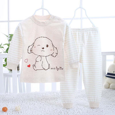 

2pcs Boys Kids Cotton Casual Clothing Set Long Sleeve Cute Dog Tops Pants