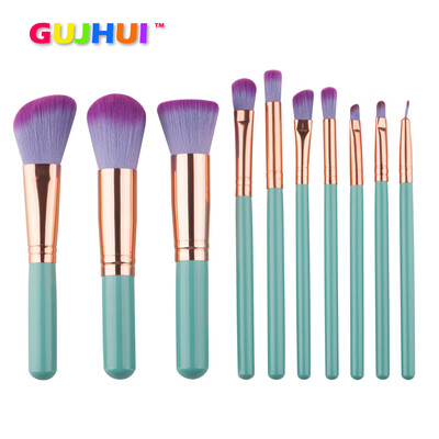 

Toponeto 10PCS Make Up Foundation Eyebrow Eyeliner Blush Cosmetic Concealer Brushes