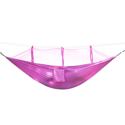 

Outdoor Camping Mosquito Net Nylon Hammock Hanging Bed Sleeping Swing