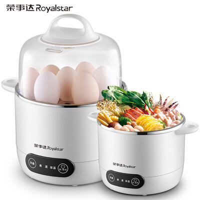 

Royalstar multi-function electric cooker electric skillet student dormitory mini noodle pot electric pot computer version 15L with steamer RS-ZL06A1