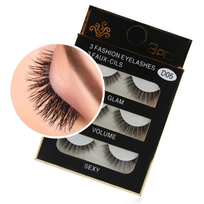 

〖Follure〗1 Box Luxury 3D False Lashes Fluffy Strip Eyelashes Long Natural Party