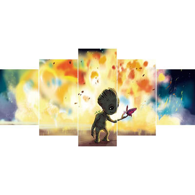 

5pcs 5D DIY Full Drill Diamond Painting Guardians Galaxy Cross Stitch Kit