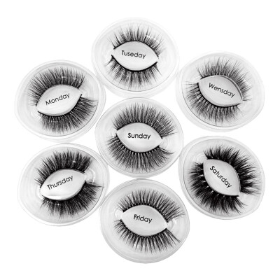 

7 Pairs Black Long Sparse Cross False Eyelashes Fake Eye Lashes Extensions Makeup Tools for stage