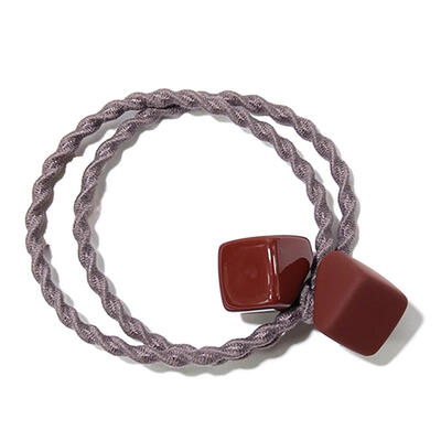 

Cute Women Girls Square Hair Ropes Elastic Hair Bands Headwear Headdress