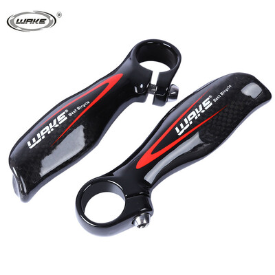 

WAKE Paired Glossy Carbon Fiber Bicycle MTB Bike Handlebar Bar End
