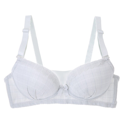 

Toponeto Women 34 cup Bra Ribbons Prints Bows Sexy Comfortable Wire Free Lingerie