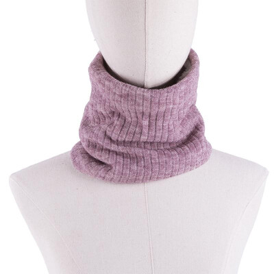 

Men Women Ribbed Knit Ring Scarves Furry Faux Fur Solid Color Winter Tube Snood Scarf Neck Warmer Neckerchief