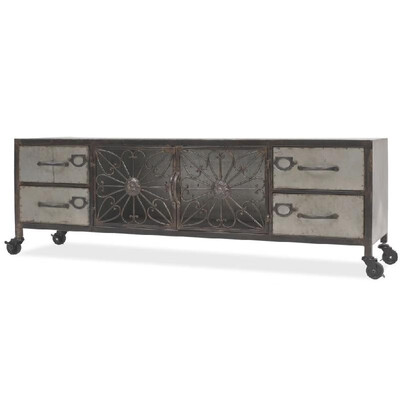 

TV Cabinet 472"x118"x157" Silver