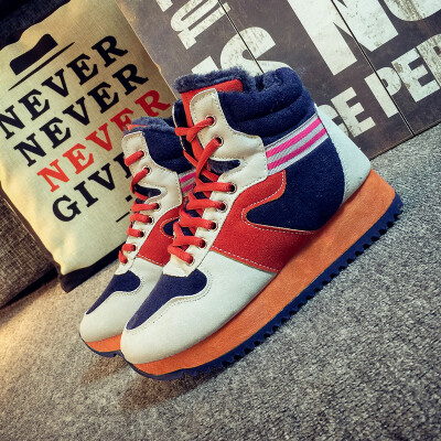 

New Joker womens shoes in autumn&winter 2018 Korean version with velvet warm winter shoes short tube snow boots student shoes