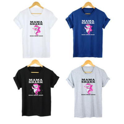 

MAMA SHARK DOO DOO DOO T-SHIRT 100 CONCERT TSHIRT UNISEX MEN WOMEN TOP TEE 3XL