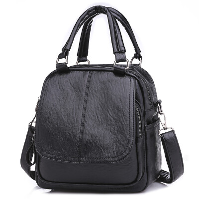 

Retro three-purpose backpack female leisure Japanese&Korean wind shoulder slung portable backpack travel bag
