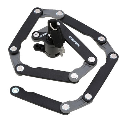 

Shearing Resistant Steel Folding Bicycle Lock with Lock Cage