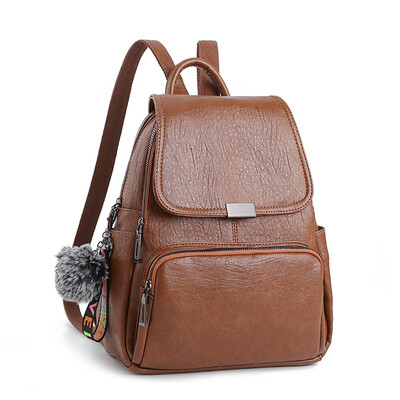 

Fashion multi-function shoulder bag 2019 new fashion women bag zipper decorative student backpack