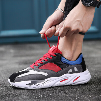 

2019 new mens shoes summer breathable Korean version of the trend of sports&leisure shoes students running shoes wild old shoes men