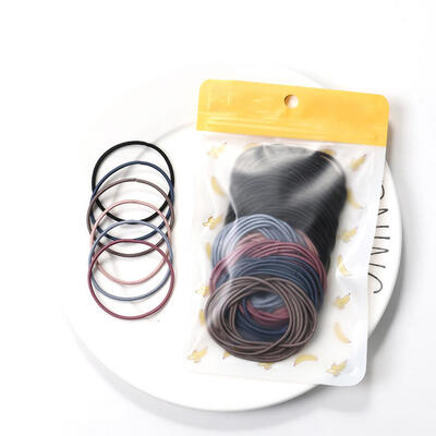 

100Pcs Fashion Women Girl Solid Color Hair Ring Rope Elastic Ponytail Holder