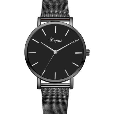 

Relogio Feminino Women Mnimalist Watches Luxury Mesh Band Stainless Steel Analog Quartz Wristwatch Woman Lady Rose Gold Watch