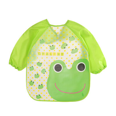 

baby clothes baby bib waterproof overalls childrens waterproof long-sleeved anti-clothing clothing to eat clothes baby bib