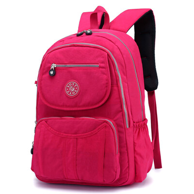 

Lightweight waterproof nylon shoulder bag lady fashion leisure travel backpack large capacity lady bag